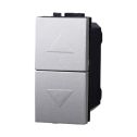 ETTROIT LG1204 Double Interlock Switch Up and Down 10A Grey Color Compatible With Bticino Living International