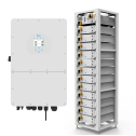 DEYE KIT Fotovoltaico alta tensione Inverter Trifase Ibrido 50kW IP20 + 12 batteria Accumulo LFP 61.44 kWh 22022