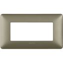 BTicino Placca 4 moduli Matix AM4804MTA – colore titanium