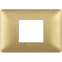 BTicino Placca 2 moduli centrati Matix AM4819MGL – colore gold