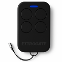 ETTROGATE Telecomando universale rolling code e codice fisso Auto-Apprendente 4 Canali Frequenza 280 a 868 Mhz