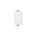 ETTROIT Smart Wifi Roller Shutter Button Control Connected Up Down Tuya App White Color Compatible with Living LBWF1202