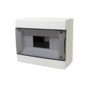 Centralino da parete 8 moduli bianco con portello fumè 210x180x100mm IP40 FAEG - FG14408B