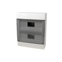 Centralino da parete 24 moduli bianco con portello fumè 280x345x105mm IP40 FAEG - FG14424B