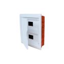 24 module flush-mounted switchboard with white frame and door 315x365x80mm IP40 FAEG - FG14624