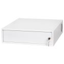 STALFLEX Mallette de sécurité en métal Container 19&quot; 3U, 420mm pour vidéosurveillance DVR avec clé CHR19-3U-420W