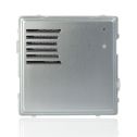 URMET 1148/20 Sinthesi S2 outdoor audio module in aluminum without button