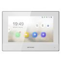 Hikvision DS‑KH6320‑WTE1‑W – Monitor videocitofono IP touchscreen da 7″ (bianco) PoE/Wi‑Fi