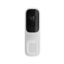 Ajax DoorBell 4MP Smart Video-Türklingel, AI Wi-Fi, Nachtsicht und Zwei-Wege-Audio für den Innenbereich, Weiß 66390