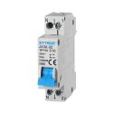 Ettroit Interruttore magnetotermico 1P+N 10A 4.5Ka 220V 1 Modulo DIN JX151040