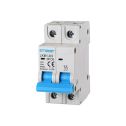 Disjoncteurs Thermique-magnétique pour la protection 2P 6A 220V Salvavita 2 Modules DIN Ettroit JXB1-63-2P-6A