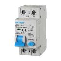 Disjoncteur différentiel dispositif de protection 1P+N 40A 4.5kA 30mA 220V 2 Modules DIN Ettroit JXB1L-63-1P+N-40A