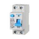ETTROIT Interruttore Differenziale Puro 2P 25A 6kA 30mA 220V Salvavita 2 Moduli DIN Ettroit JX322561