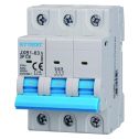 ETTROIT Interrupteur magnéto-thermique tripolaire 3P C6 6A 6kA IEC60898-1 JX130660