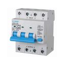ETTROIT Interrupteur thermique magnétique différentiel 3P+N 10A 300mA 380V-6KA JX261063