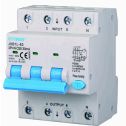 ETTROIT Interrupteur thermique magnétique différentiel 3P+N 50A 30mA 380V-6KA JX265061