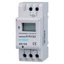 ETTROIT Timer Digitale Programmabile Guida DIN 220V 16A  con display fino a 8 programmi- JX601516