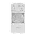 ETTROIT Sensore di Movimento 1 Modulo Bianco con Regolazione Tempo/Lux Compatibile BTicino Living – SKU LB1800