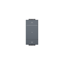 ETTROIT Smart Wifi Roller Shutter Button Control Connected Up Down Tuya App Gray Color Compatible with Living LGWF1202