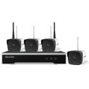 Hikvision NK42W0H-1T(WD) Kit de vidéosurveillance IP WiFi FULL HD 1080p 4 caméras IP Bullet 2,8 mm + NVR 4 canaux comprenant HD 1 To