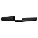 Mensola Fissa per Rack 19" 1U 300mm, Colore Nero - RS19-1U-300-B