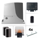 Kit Nice ROBUS BD cancello scorrevole 600kg RB600BDKCE + 4M Cremagliera zincata