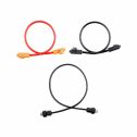 DEYE RW-M6.1-BCable Pair of parallel battery power cables - 4AWG and RJ45 communication cable - 60cm