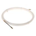 Professional transparent nylon cable probe with fixed head Ø4mm, length 15 metres