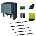 CAME Kit automatisme pour portail coulissant U2313 ex BX-78 800KG 230V + 5M Crémaillère Nylon