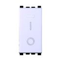 ETTROIT Interruttore bipolare 2P 16A 0-1 colore bianco Compatibile con Vimar Arke VA0402B