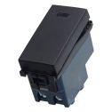 ETTROIT Invertitore 1P 16A Unipolare compatibile Vimar Arke colore nero - VA0901
