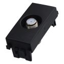 Prise TV Satellite ETTROIT SAT Vis Type F Couleur Noire Compatible Avec Vimar Arkè VA2252