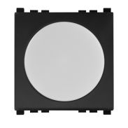 ETTROIT Lampada Segnapasso LED 2 Moduli 220V 6000K con Interruttore Click On/Off Serie VENUS Compatibile Vimar Arké – VA0302