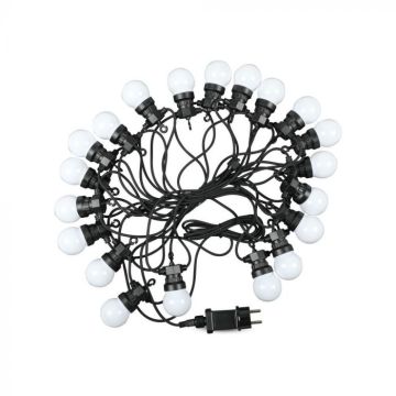 V-TAC VT-71020 LED light string light bulbs 20pcs 6000K 10M connectable with 2PIN IP44 input and output - sku 217440
