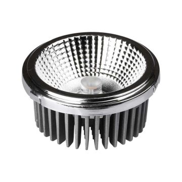 V-Tac VT-1121 Led spotlight AR111 bulb 20W GX53 12v natural white light 4000K COB reflector 20° and 40° sku 212793