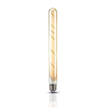 V-Tac VT-2005 Vintage Amber Tubular LED Filament Light Bulb 5W Е27 T30 2200K sku 217142