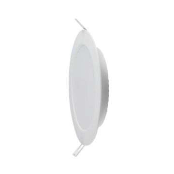 V-TAC VT-61018 Mini panneau led 18W panneau encastrable rond 110lm/w lumière blanche naturelle 4000K - 7865